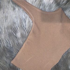 One shoulder tube top
